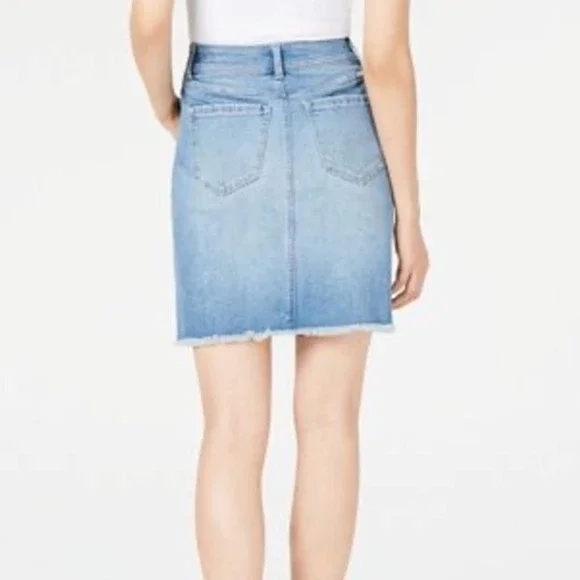 INC International Concepts Tulip-Hem Jean Skirt - Picture 2 of 8